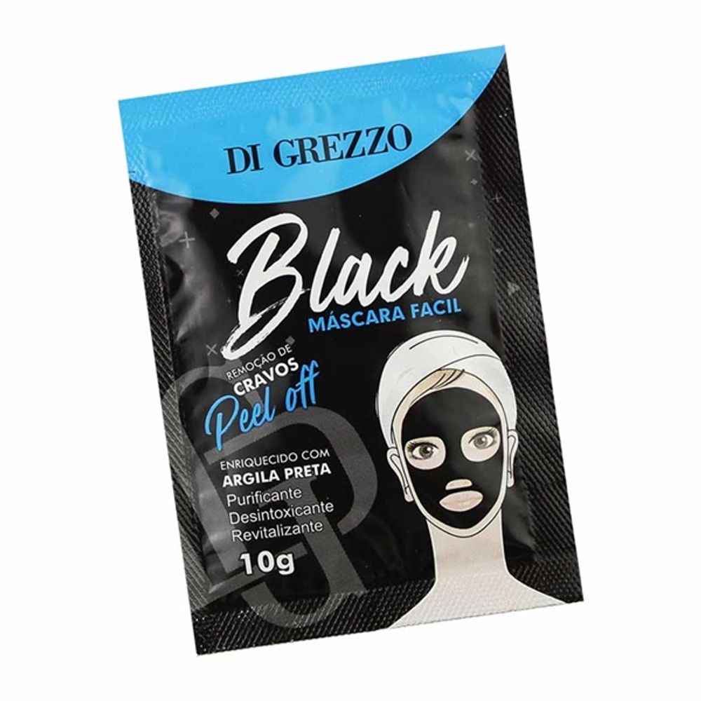 Máscara Facial Black DiGrezzo 10gr DGMFBL53
